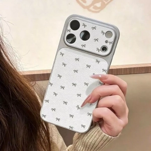 Ốp Lưng Vân Da In Hình Dễ Thương Dành Cho iPhone 11 12 13 14 15 16 17 Pro Plus ProMax