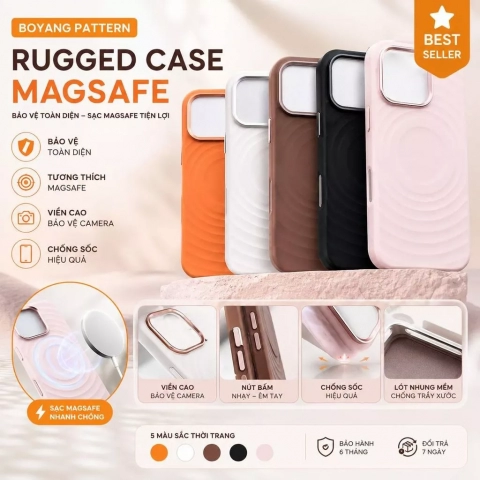 [ỐP XỊN CHỐNG BẨN] Ốp Lưng Casetify Magsafe Từ Tính Họa Tiết Xoắn Chống Bẩn Chống Sốc Dành Cho iPhone Từ 11-18 ProMax